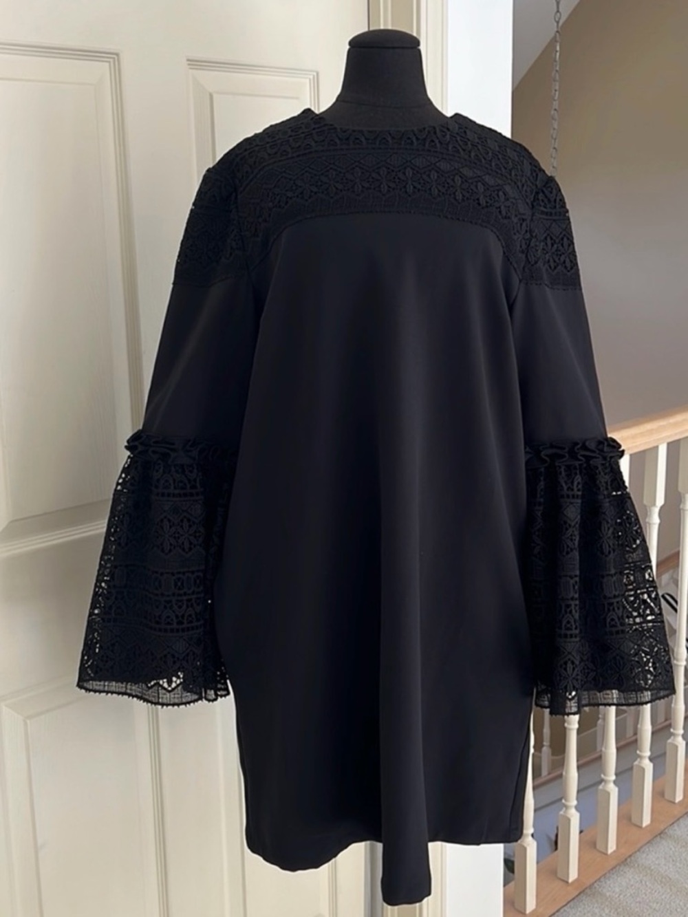 Annah Hariri Black Long Sleeve Dress With Pockets